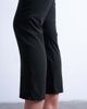 Topshop Topshop bengaline 3/4 length capris in black - 2
