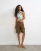 Topshop Topshop bermuda shorts in chocolate-Brown - 1