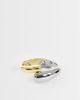 Topshop Topshop Betsy two tone bangle in silver and gold - 1
