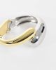 Topshop Topshop Betsy two tone bangle in silver and gold - 2