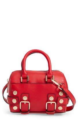 Topshop Topshop Bianca Studded Faux Leather Bowler Bag
