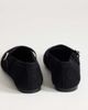 Topshop Topshop Billy real suede ballet flats with buckle in black - 3