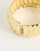 Topshop Topshop Blossom chunky bangle in gold - 2