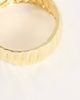 Topshop Topshop Blossom chunky bangle in gold - 3