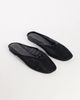 Topshop Topshop Blythe knotted flat mules in black mesh-Brown - 2