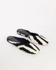 Topshop Topshop Blythe knotted flat mules in zebra print hair on real leather-Multi - 2