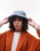 Topshop Topshop borg bucket hat in teal-Blue - 2