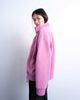 Topshop Topshop borg funnel zip through in pink - 1