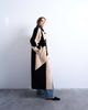 Topshop Topshop borg longline ovoid sleeve patchwork coat in black - 4