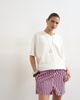 Topshop Topshop boxer shorts in pink and purple stripes - 3