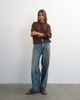 Topshop Topshop boxy deep rib knit cardigan in pecan-Neutral - 2