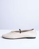 Topshop Topshop Brad leather ballerina flats with elastic strap in off white - 4