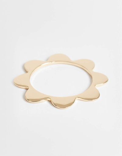 Topshop Topshop Bradley bangle in gold tone