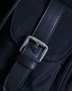 Topshop Topshop Bradley large nylon & PU backpack with pockets in black - 4