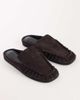 Topshop Topshop Brianna ruched mule loafer in chocolate-Brown - 2