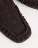 Topshop Topshop Brianna ruched mule loafer in chocolate-Brown - 4