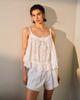 Topshop Topshop broderie mini bloomer shorts in white - part of a set - 1