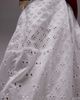 Topshop Topshop broderie straight leg pants in white - 2
