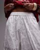 Topshop Topshop broderie straight leg pants in white - 4