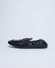 Topshop Topshop Brooks ruched back real leather loafers in black - 1