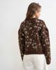 Topshop Topshop brushed knit animal cardigan in brown - 4