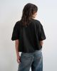 Topshop Topshop bubble hem tee in black - 2