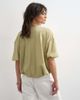 Topshop Topshop bubble hem tee in taupe-Neutral - 2