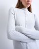 Topshop Topshop button down long sleeve cardigan top in gray - 3