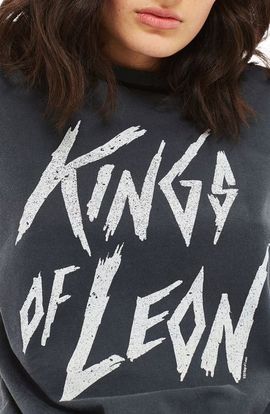 Topshop Topshop by And Finally Kings of Leon Back Slash Tee