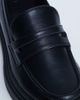 Topshop Topshop Cade chunky sole loafers in black - 2