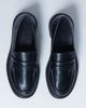 Topshop Topshop Cade chunky sole loafers in black - 3
