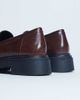 Topshop Topshop Cade chunky sole loafers in chocolate-Brown - 3