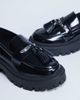 Topshop Topshop Cameron tassel loafers with cleated soles in black - 2