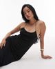 Topshop Topshop cami low back detail maxi dress in black - 3