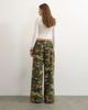 Topshop Topshop camo mid rise sweatpants in khakI-Green - 4