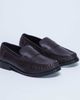 Topshop Topshop Carey real leather loafers with ruched detailing in chocolate brown - 3