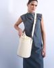 Topshop Topshop Carla large crossbody bucket bag in buttermilk-Yellow - 2