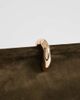 Topshop Topshop Carlie medium clutch purse with hardware in khaki green - 3