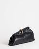 Topshop Topshop Carlie medium clutch with hardware in black - 3