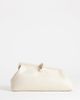 Topshop Topshop Carlie medium clutch with hardware in stone-Neutral - 1