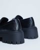 Topshop Topshop Cecil chunky cleated sole loafers in black - 3