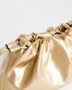 Topshop Topshop Celia medium ruched clutch bag in gold - 2