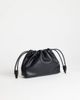 Topshop Topshop Celia medium ruched clutch purse in black - 1