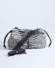 Topshop Topshop Charlie medium nylon cross-body bag in zebra-Black - 2