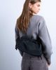 Topshop Topshop Charlie medium nylon crossbody bag in black - 4