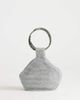 Topshop Topshop Cherry metal handle grab bag in silver diamante - 1