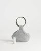 Topshop Topshop Cherry metal handle grab bag in silver diamante - 2
