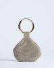 Topshop Topshop Cherry metal handle small clutch purse in gold rhinestones - 1