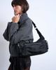 Topshop Topshop Cheryl large nylon crossbody bag in black - 1
