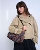 Topshop Topshop Cheryl large nylon crossbody bag in leopard-Black - 4